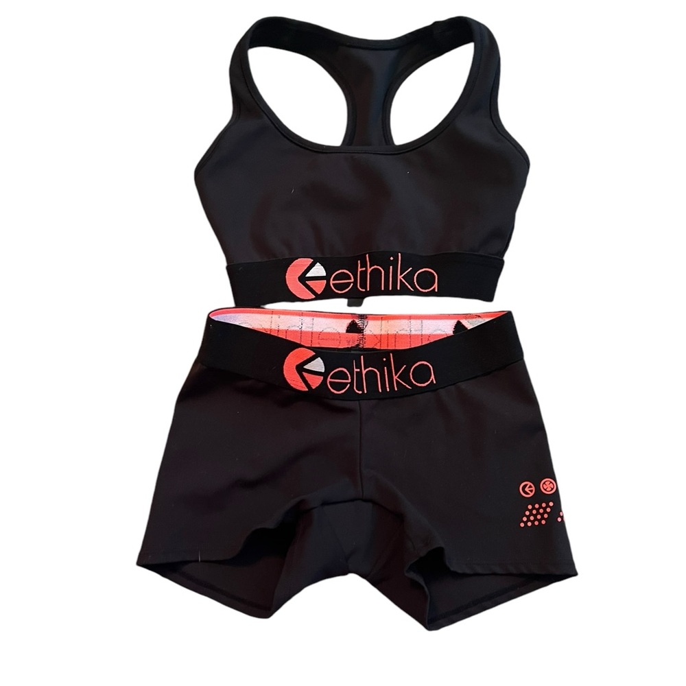 Ethics Juniors Subzero Performance Sports Bra And Short Set Small